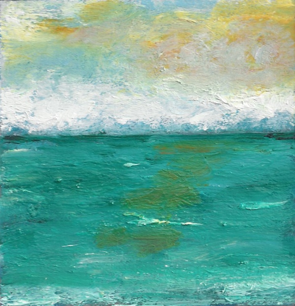 Meeresruhe, 2015, 10 x 10 cm