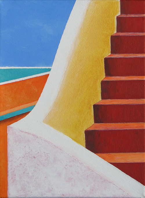 Rote Treppe in Punta, 2008